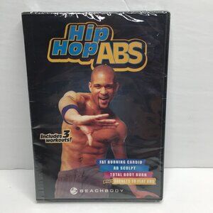 Beach Body Hip Hop Abs DVD 3 Workouts Fat Burning Cardio Sculpt Total Burn Flat